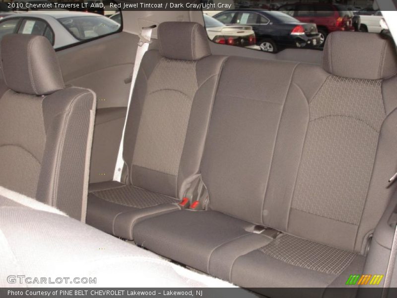 Red Jewel Tintcoat / Dark Gray/Light Gray 2010 Chevrolet Traverse LT AWD
