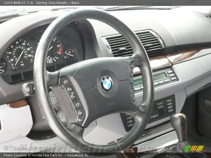 Sterling Grey Metallic / Black 2004 BMW X5 3.0i