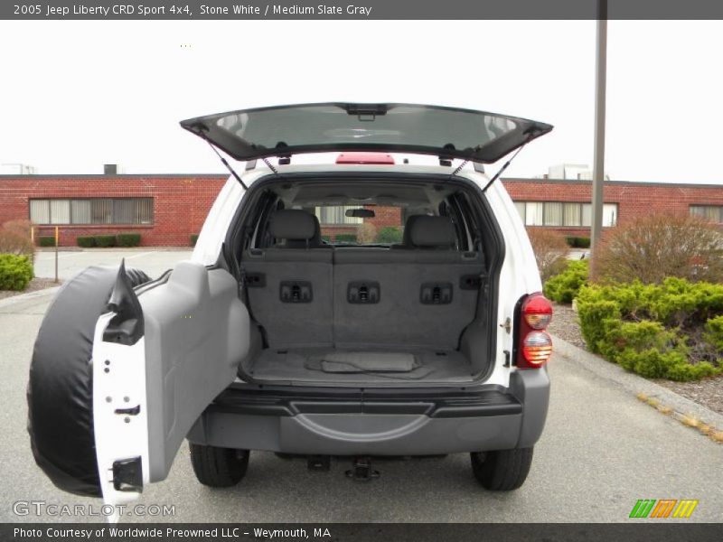 Stone White / Medium Slate Gray 2005 Jeep Liberty CRD Sport 4x4