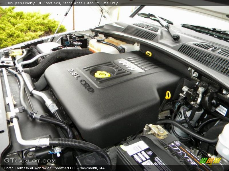  2005 Liberty CRD Sport 4x4 Engine - 2.8 Liter CRD DOHC 16-Valve Turbo-Diesel 4 Cylinder