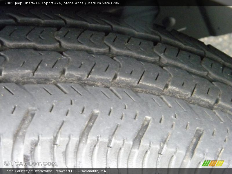 Stone White / Medium Slate Gray 2005 Jeep Liberty CRD Sport 4x4