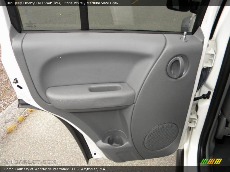 Stone White / Medium Slate Gray 2005 Jeep Liberty CRD Sport 4x4