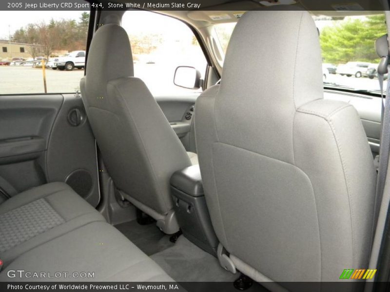 Stone White / Medium Slate Gray 2005 Jeep Liberty CRD Sport 4x4