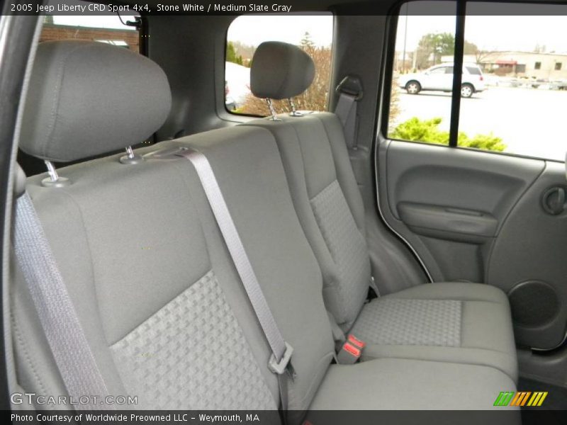 Stone White / Medium Slate Gray 2005 Jeep Liberty CRD Sport 4x4
