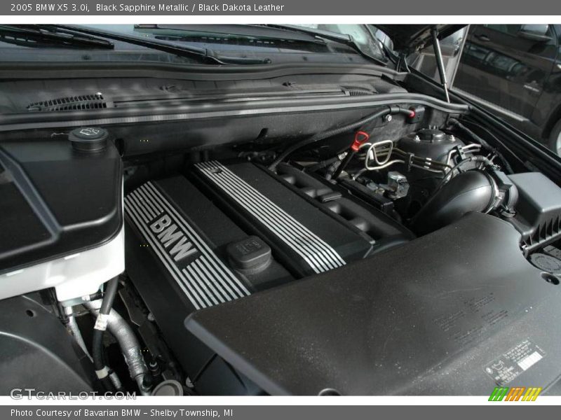 Black Sapphire Metallic / Black Dakota Leather 2005 BMW X5 3.0i