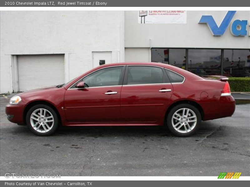 Red Jewel Tintcoat / Ebony 2010 Chevrolet Impala LTZ