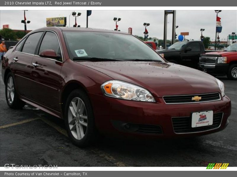 Red Jewel Tintcoat / Ebony 2010 Chevrolet Impala LTZ