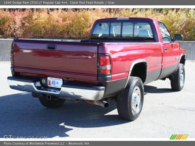  1996 Ram 2500 LT Regular Cab 4x4 Claret Red Pearl Metallic