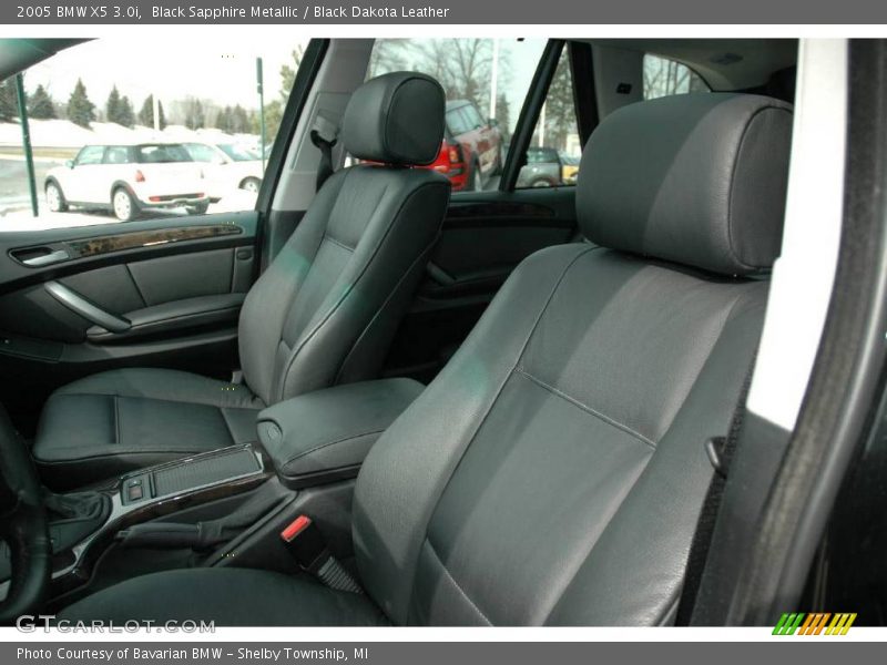 Black Sapphire Metallic / Black Dakota Leather 2005 BMW X5 3.0i