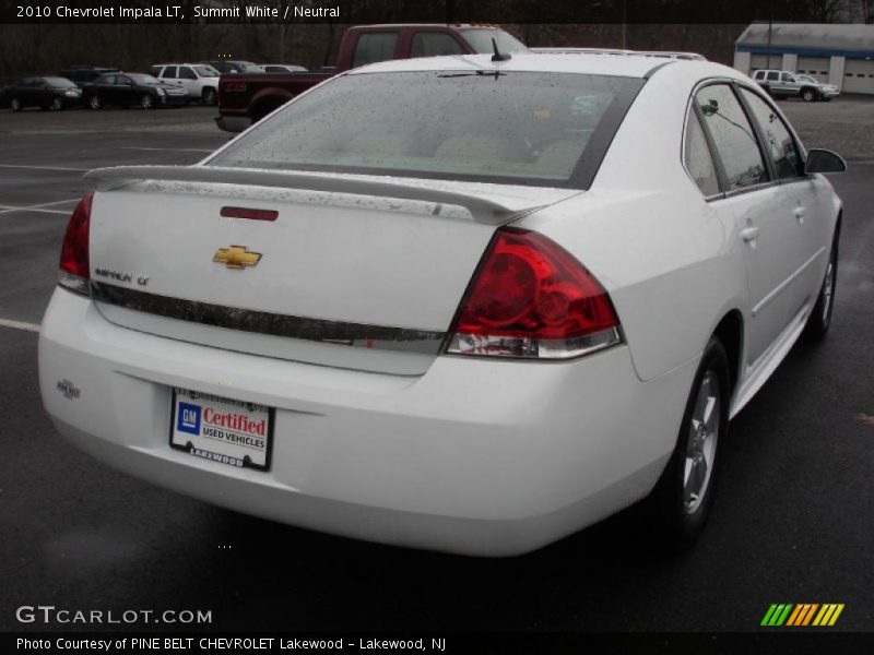 Summit White / Neutral 2010 Chevrolet Impala LT