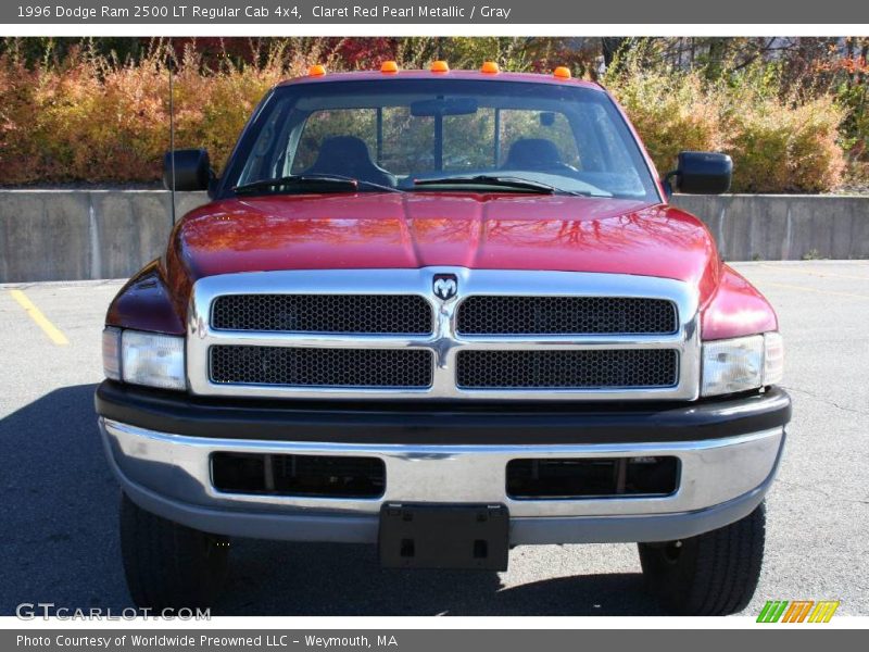 Claret Red Pearl Metallic / Gray 1996 Dodge Ram 2500 LT Regular Cab 4x4