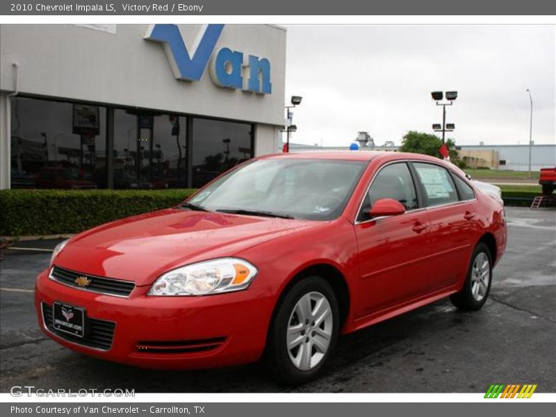 Victory Red / Ebony 2010 Chevrolet Impala LS