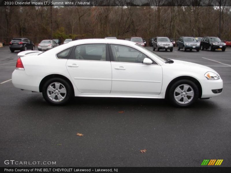 Summit White / Neutral 2010 Chevrolet Impala LT