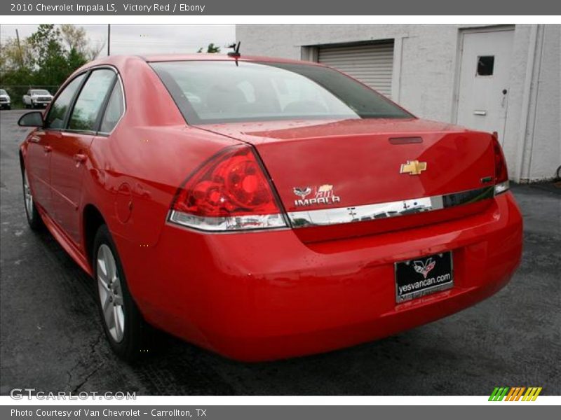 Victory Red / Ebony 2010 Chevrolet Impala LS