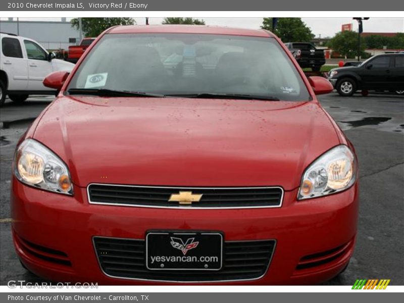 Victory Red / Ebony 2010 Chevrolet Impala LS