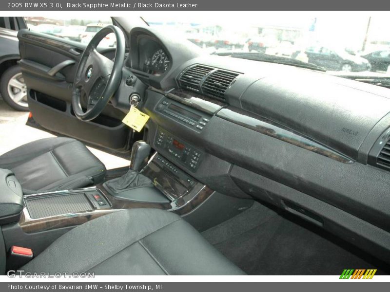 Black Sapphire Metallic / Black Dakota Leather 2005 BMW X5 3.0i
