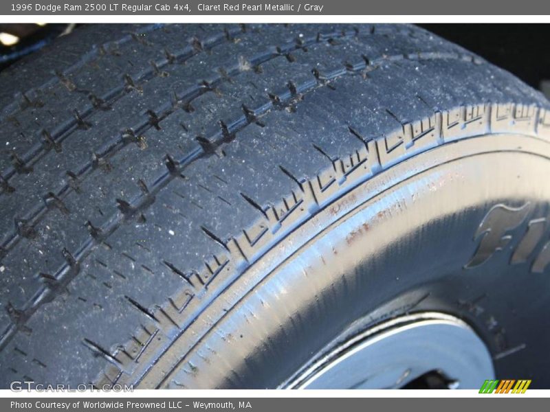 Claret Red Pearl Metallic / Gray 1996 Dodge Ram 2500 LT Regular Cab 4x4