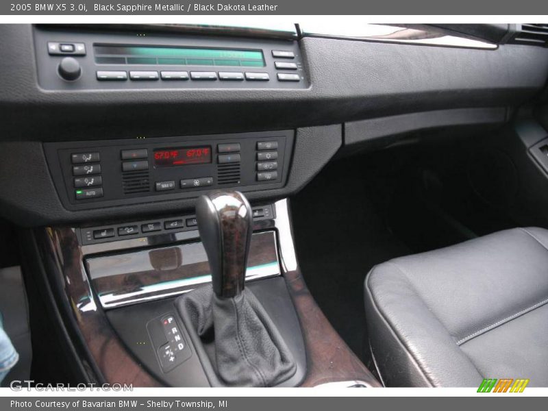 Black Sapphire Metallic / Black Dakota Leather 2005 BMW X5 3.0i