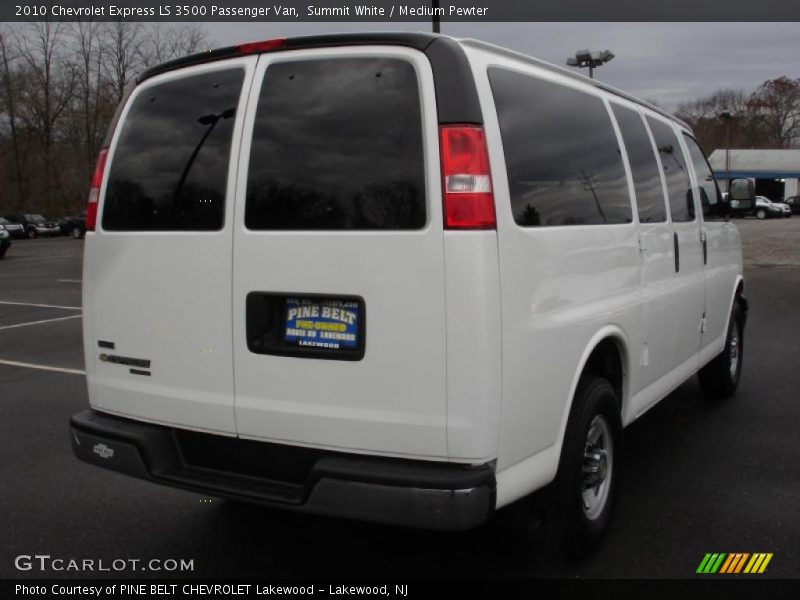 Summit White / Medium Pewter 2010 Chevrolet Express LS 3500 Passenger Van