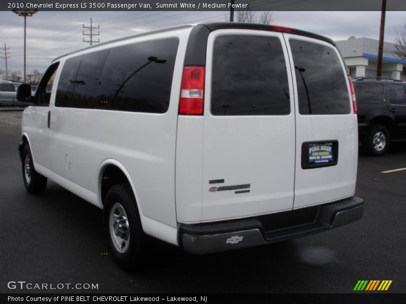 Summit White / Medium Pewter 2010 Chevrolet Express LS 3500 Passenger Van