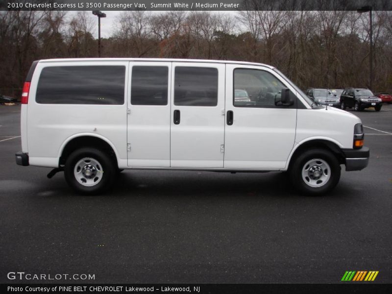 Summit White / Medium Pewter 2010 Chevrolet Express LS 3500 Passenger Van