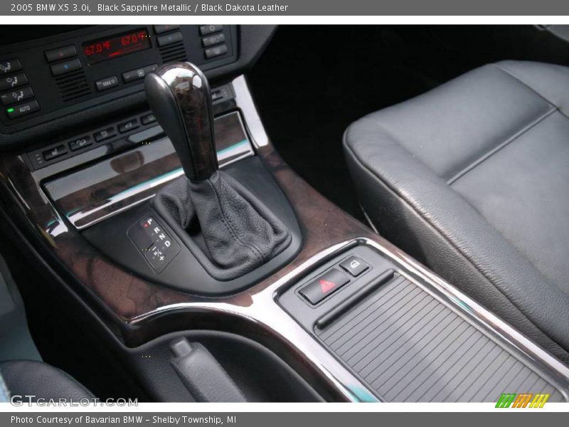 Black Sapphire Metallic / Black Dakota Leather 2005 BMW X5 3.0i