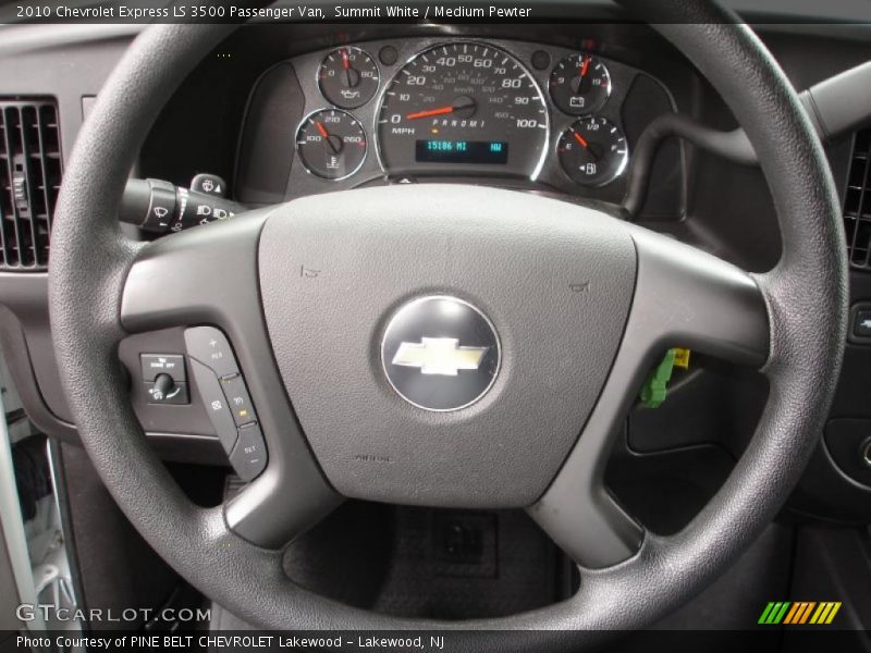 Summit White / Medium Pewter 2010 Chevrolet Express LS 3500 Passenger Van