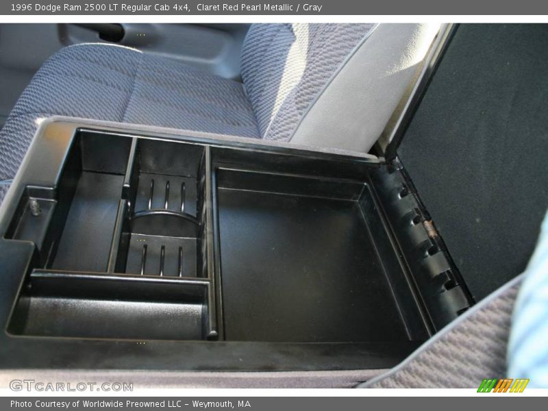 Claret Red Pearl Metallic / Gray 1996 Dodge Ram 2500 LT Regular Cab 4x4