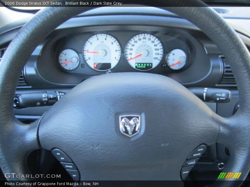 Brilliant Black / Dark Slate Grey 2006 Dodge Stratus SXT Sedan