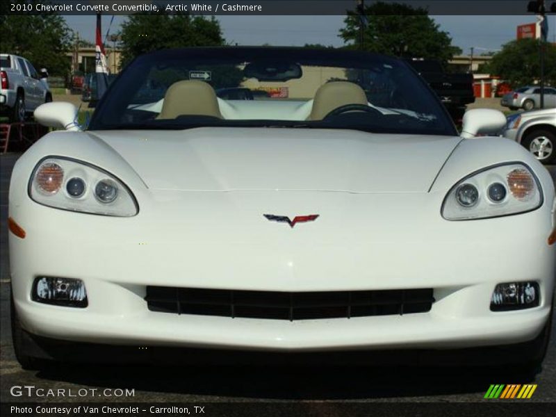 Arctic White / Cashmere 2010 Chevrolet Corvette Convertible