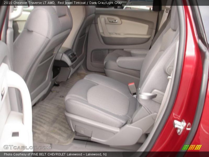 Red Jewel Tintcoat / Dark Gray/Light Gray 2010 Chevrolet Traverse LT AWD