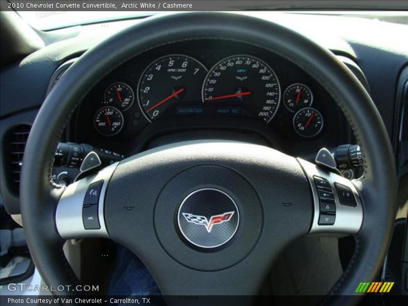 Arctic White / Cashmere 2010 Chevrolet Corvette Convertible