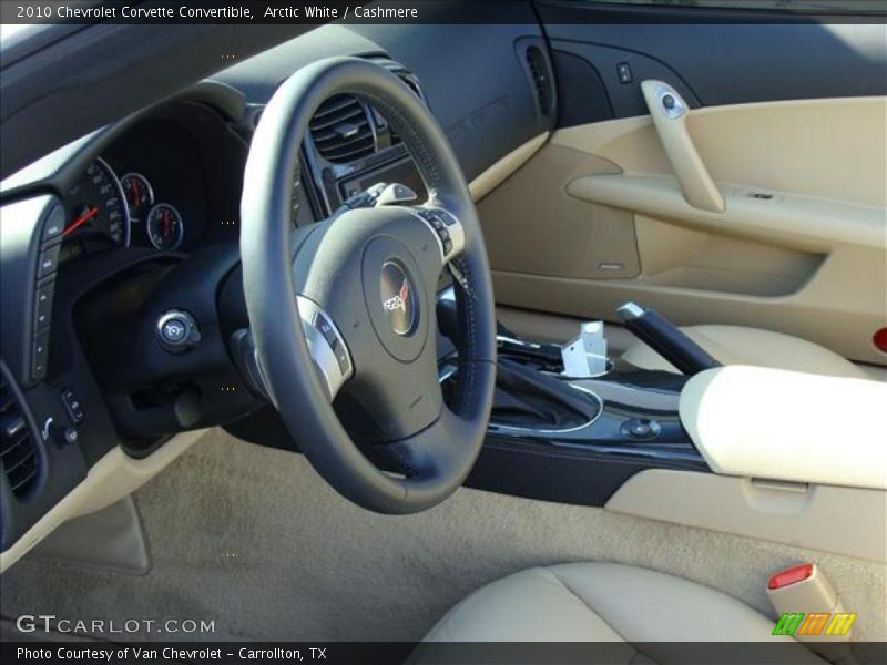  2010 Corvette Convertible Cashmere Interior