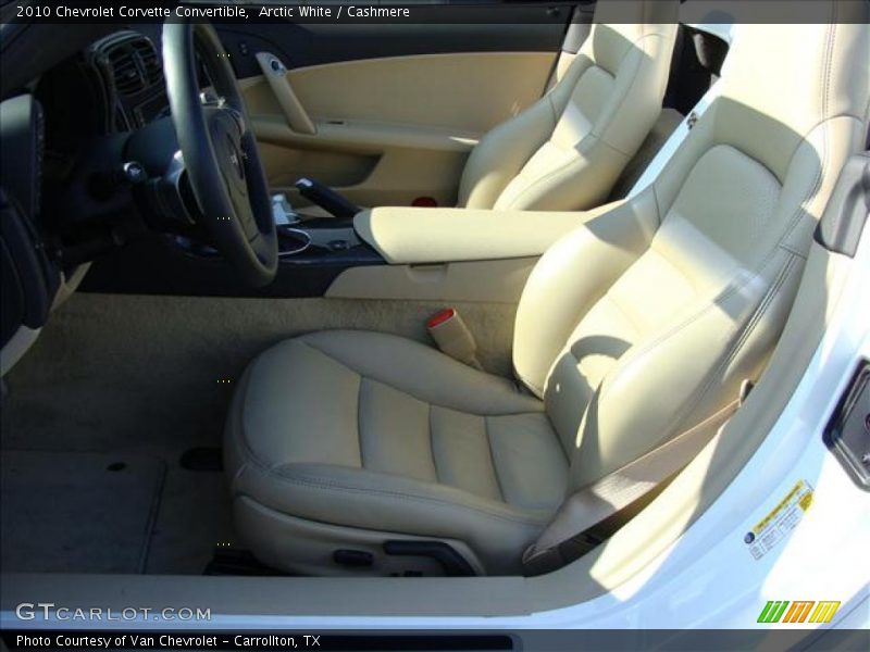 Arctic White / Cashmere 2010 Chevrolet Corvette Convertible