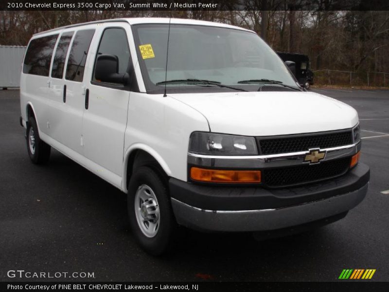 Summit White / Medium Pewter 2010 Chevrolet Express 3500 Cargo Van