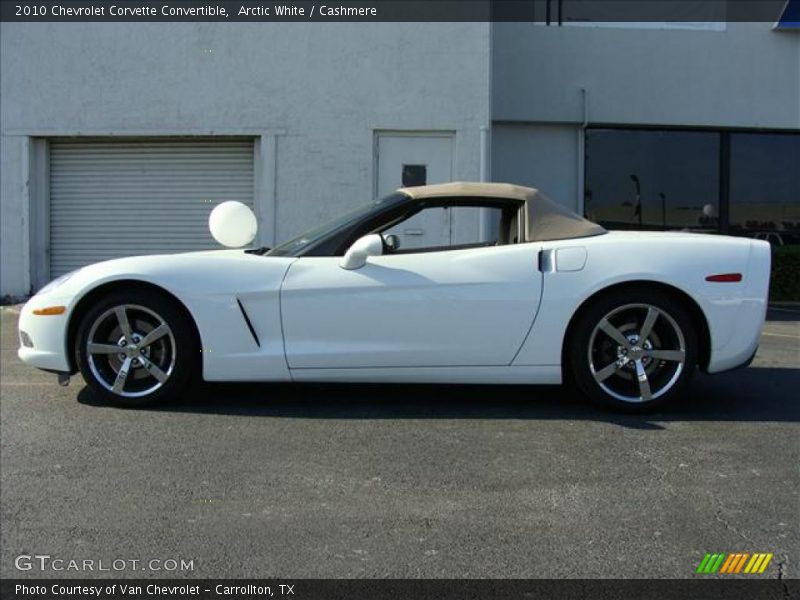 Arctic White / Cashmere 2010 Chevrolet Corvette Convertible