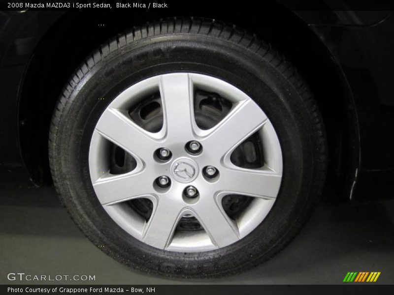 Black Mica / Black 2008 Mazda MAZDA3 i Sport Sedan