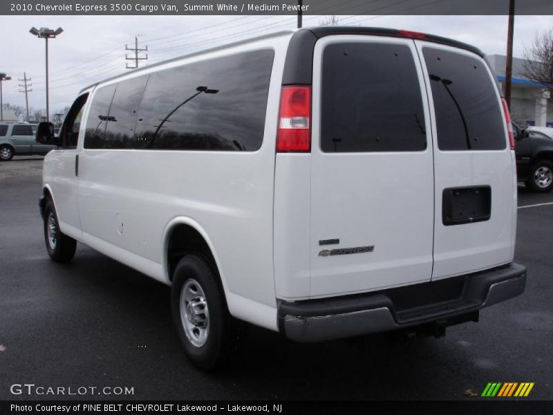 Summit White / Medium Pewter 2010 Chevrolet Express 3500 Cargo Van