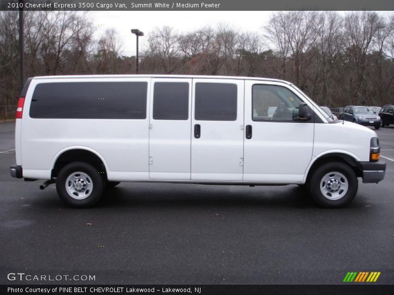 Summit White / Medium Pewter 2010 Chevrolet Express 3500 Cargo Van