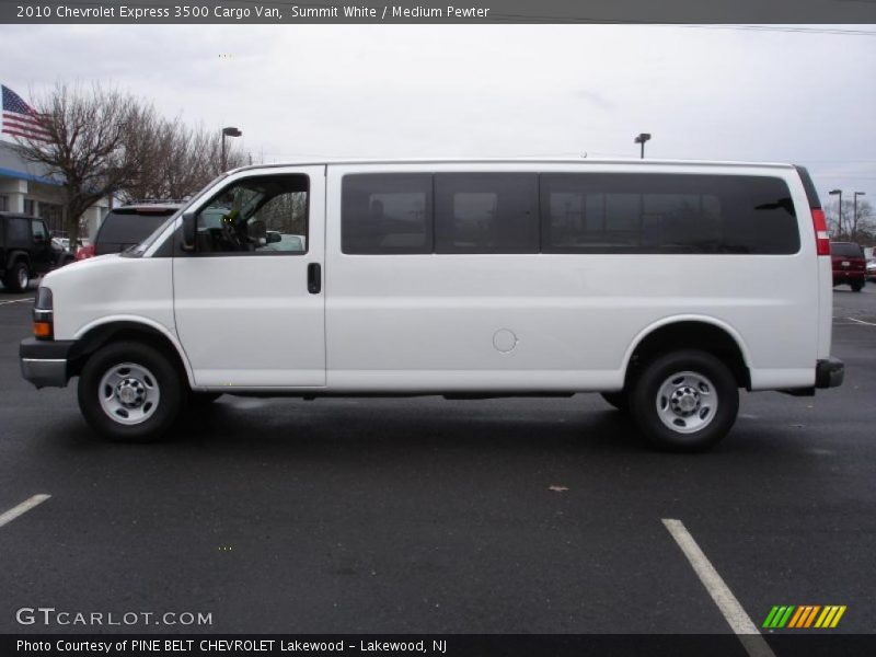 Summit White / Medium Pewter 2010 Chevrolet Express 3500 Cargo Van