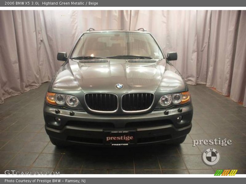 Highland Green Metallic / Beige 2006 BMW X5 3.0i
