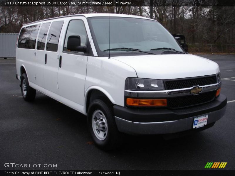 Summit White / Medium Pewter 2010 Chevrolet Express 3500 Cargo Van