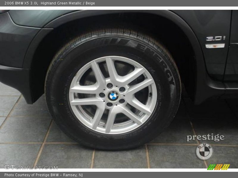 Highland Green Metallic / Beige 2006 BMW X5 3.0i