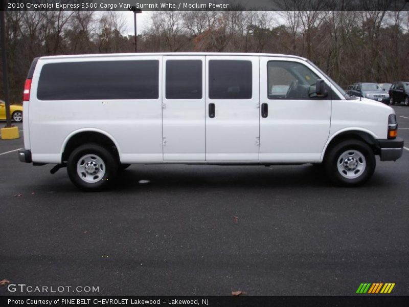 Summit White / Medium Pewter 2010 Chevrolet Express 3500 Cargo Van
