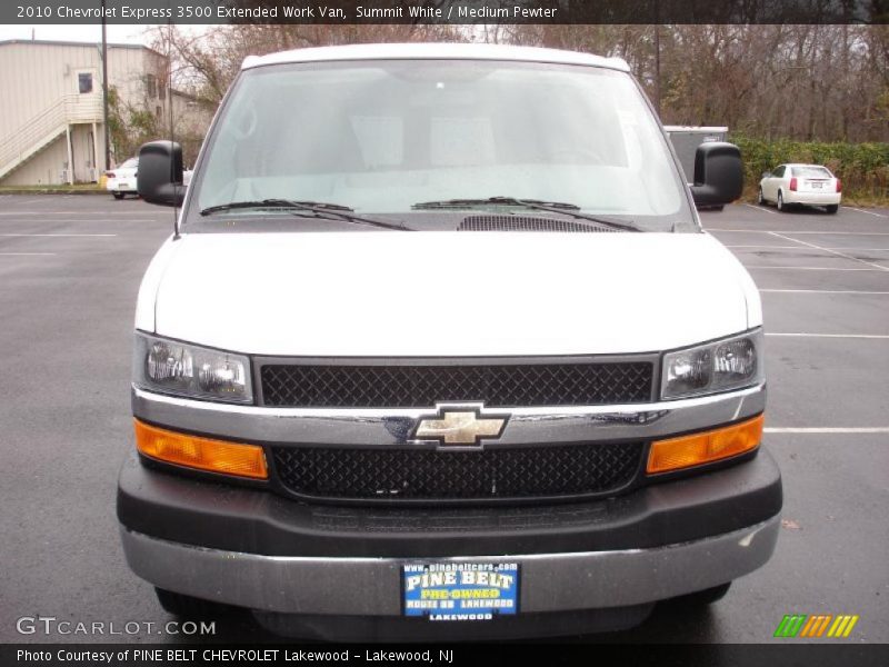 Summit White / Medium Pewter 2010 Chevrolet Express 3500 Extended Work Van
