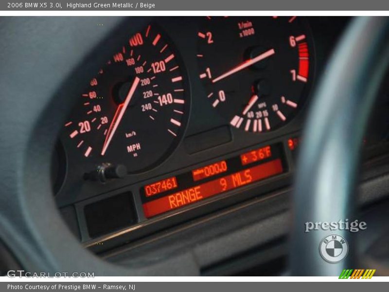Highland Green Metallic / Beige 2006 BMW X5 3.0i