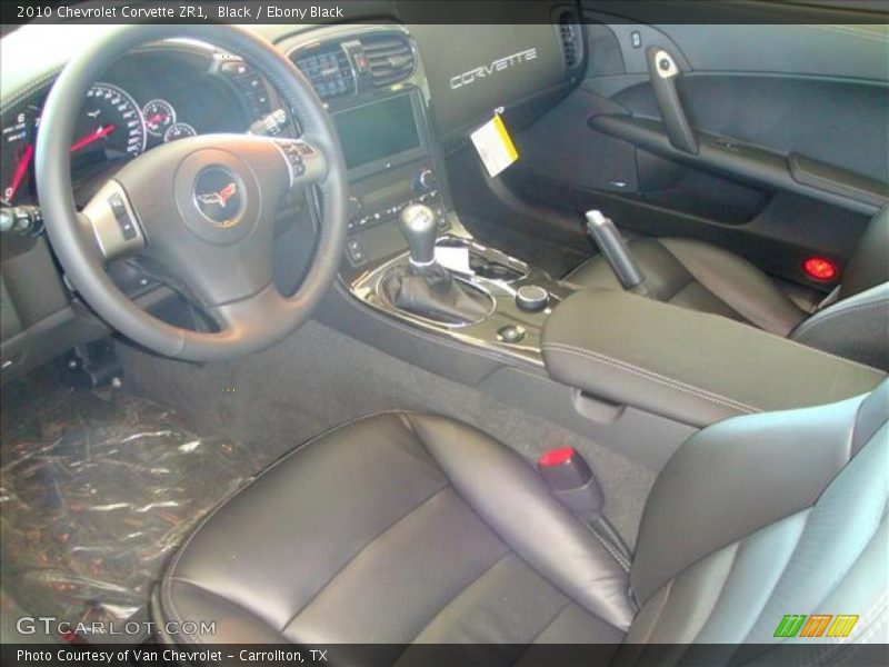 Ebony Black Interior - 2010 Corvette ZR1 