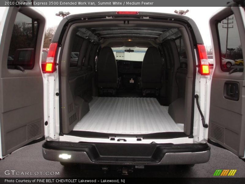 Summit White / Medium Pewter 2010 Chevrolet Express 3500 Extended Work Van