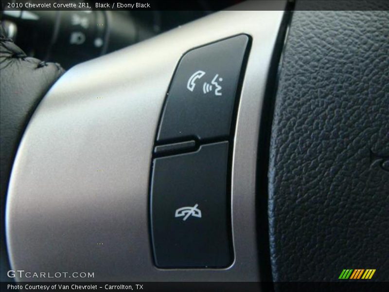 Controls of 2010 Corvette ZR1