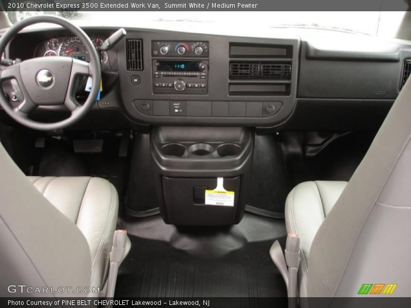 Summit White / Medium Pewter 2010 Chevrolet Express 3500 Extended Work Van